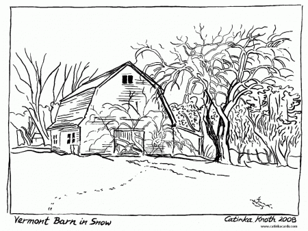 Barn Coloring Pages To Print - Coloring Pages For All Ages