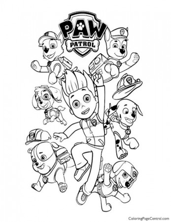 Paw Patrol - Ryder Coloring Page | Coloring Page Central