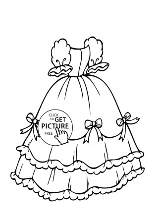 25+ Creative Picture of Dress Coloring Pages - entitlementtrap.com | Coloring  pages for girls, Free coloring pages, Coloring pages winter