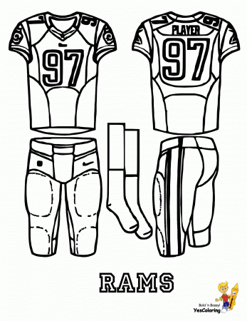 coloring book ~ 29 Los Angeles Rams Uniform Football Coloring At  Yescoloring College Football Coloring Pages For Kids To Print Free  Printable 86 Football Coloring Pages For Kids Image Ideas. Nfl Coloring