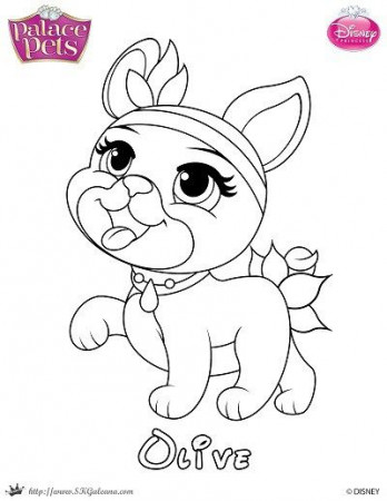 Free Princess Palace Pets Coloring Page of Olive | Princess coloring pages,  Princess palace pets, Princess coloring