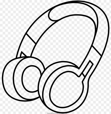 drawing headphones clip art transparent library - headphone coloring page  PNG image with transparent background | TOPpng