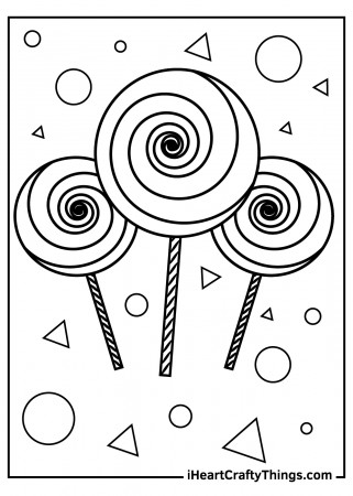 Printable Candy Coloring Pages (Updated 2022)