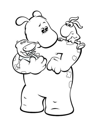 Coloring pages: Big & Small, printable for kids & adults, free