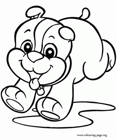 Easy Way to Color Pictures Of Puppies To Color - Toyolaenergy.com