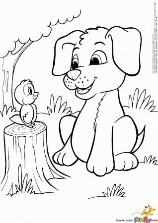 Golden Retriever Puppy Coloring Pages Printable | Best Coloring ...