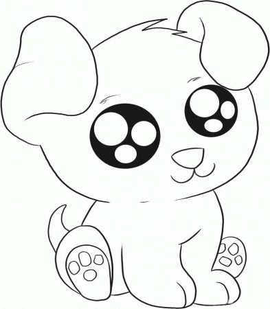 Cute Coloring Pictures Of Puppies - Coloring