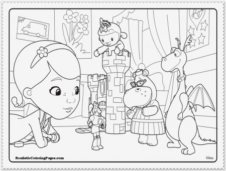 Doc Mcstuffins Coloring Page Doc mcstuffins coloring pages Cartoons
