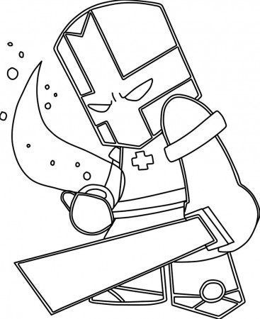 Castle Crashers Coloring Page