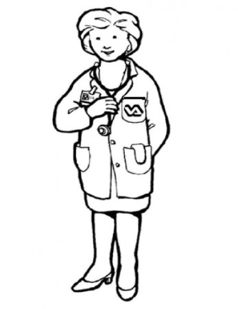 12 Pics of Girl Doctor Coloring Pages - Doctor Preschool Community ...