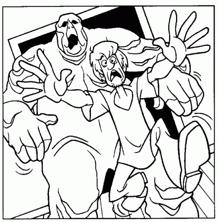 scooby doo coloring pages to print the monster - VoteForVerde.com