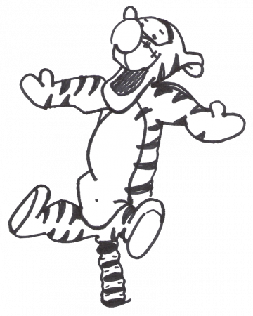 Tigger Worm Coloring Pages | download free printable coloring pages