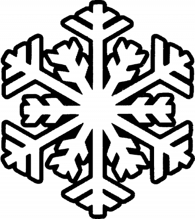 The Snowflake Coloring For Kids - Winter Coloring Pages : Free ...