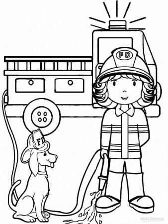 Firefighter Coloring Pages - Free Printable Coloring Pages for Kids