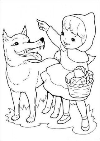 Kids-n-fun.com | 17 coloring pages of Little Red Riding Hood