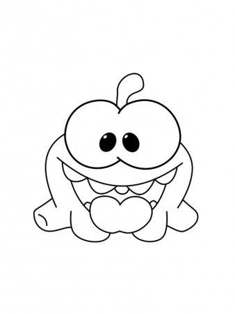 Free Om Nom coloring pages. Download and print Om Nom coloring pages | Coloring  pages for boys, Coloring pages, Cartoon coloring pages