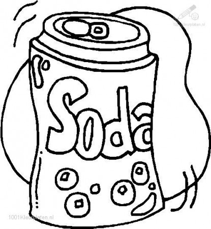1001 COLORINGPAGES : Food and Drinks >> Food >> Soda coloring page