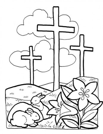 Good Friday Coloring Pages and Pintables for Kids | Easter ...