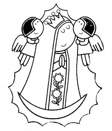 Virgin Of Guadalupe coloring pages virgencita our lady of ...