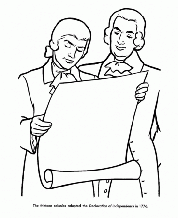 USA-Printables: The Declaration of Independence Coloring Pages ...