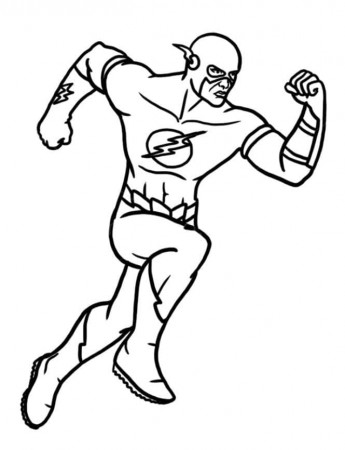 The Flash Coloring Pages - Free Printable Coloring Pages for Kids