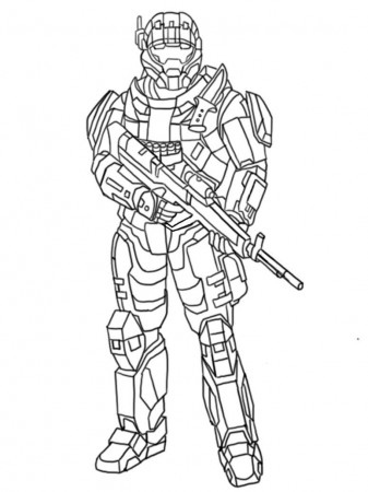 Printable Halo Coloring Pages | Coloring Me