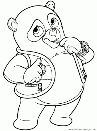 Special Agent Oso Coloring Pages - GetColoringPages.com