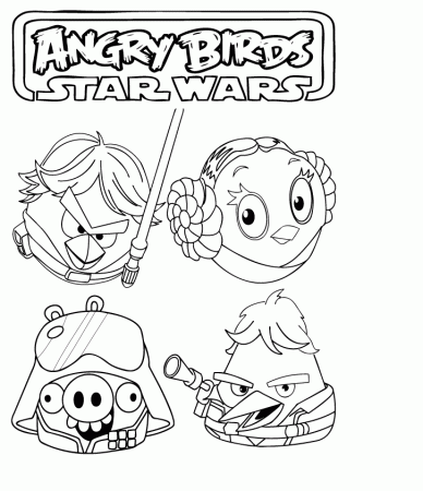 Angry Birds Star Wars To Print | Free Coloring Pages on Masivy World