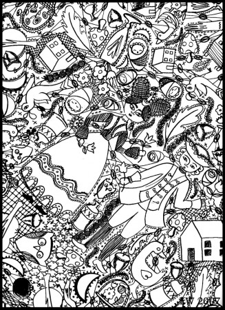 doodle coloring pages for adults. summer coloring pages. coloring ...