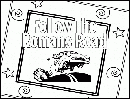 Childrens Gems In My Treasure Box: Romans Road Coloring Sheets