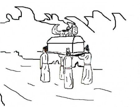 Israelites Crossing The Jordan River Coloring Pages - Coloring Pages