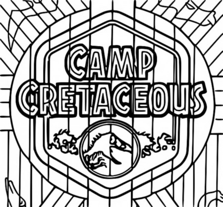 Coloring page Jurassic World - Camp Cretaceous : Camp Cretaceous 4