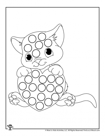 Cat Dot Marker Free Coloring Page | Woo! Jr. Kids Activities : Children's  Publishing | Coloring pages, Free coloring pages, Dot markers