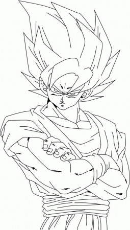The Kindly Goku Coloring Pages PDF - Coloringfolder.com | Super coloring  pages, Cartoon coloring pages, Monster coloring pages