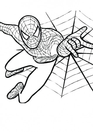 Coloring Pages | Spiderman Coloring Page