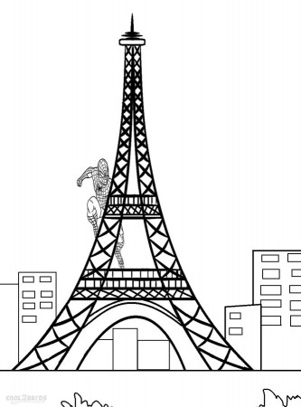 Eiffel Tower Coloring - Get Coloring Pages