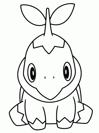 Pokemon Turtwig coloring page