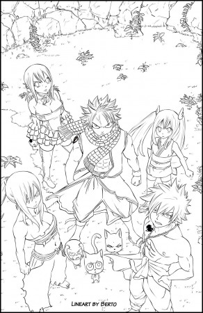 Fairy Tail Anime Colouring Pages - High Quality Coloring Pages