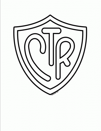Pin Lds Ctr Shield Coloring Page