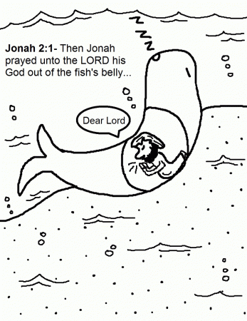 JONAH COLORING PAGES Â« Free Coloring Pages