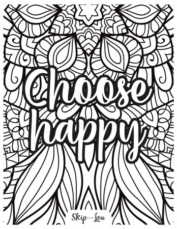 Free Coloring Pages For Adults | Skip To My Lou