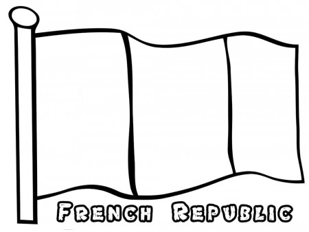 France Flag 4 Coloring Page - Free Printable Coloring Pages for Kids