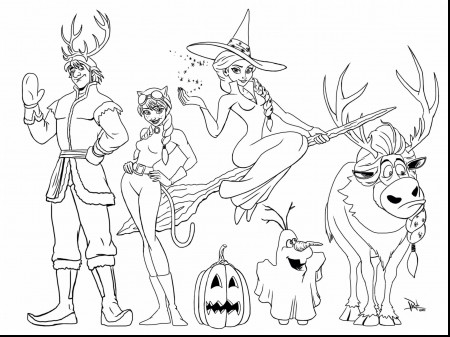 Coloring Pages : Coloring Book Halloween Characters Pictures Of To ...