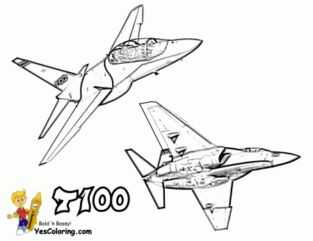 Super Mach Airplane Coloring Pages | Jets | Free | Military Airplanes