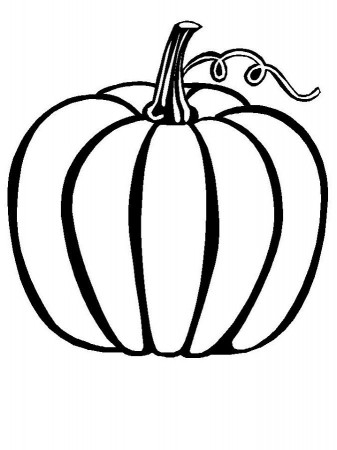 Pumpkin Patch Coloring Page | Clipart Panda - Free Clipart Images