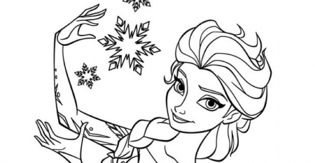 Elsa - Frozen Coloring Pages