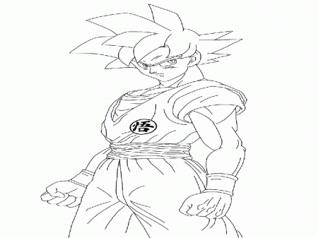 dragon ball z free printable coloring pages | Best Coloring Page Site