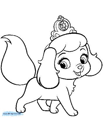 Disney Palace Pets Printable Coloring Pages | Disney Coloring Book