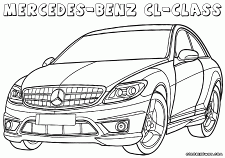 Mercedes coloring pages | Coloring pages to download and print