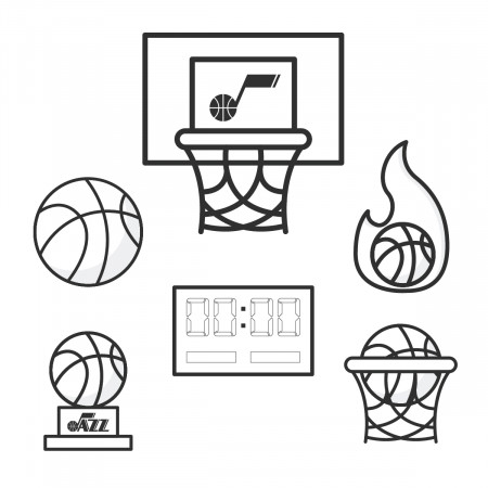 Coloring Pages/Activities – Utah Jazz Youth